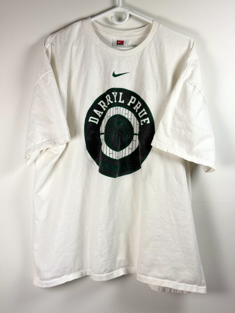 Vintage Y2K Nike Team Darryl Prue Made in Mexico t-shirt size 3X-Large